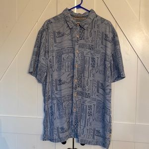 Waterman Hawaiian Shirt - L - Blue.
